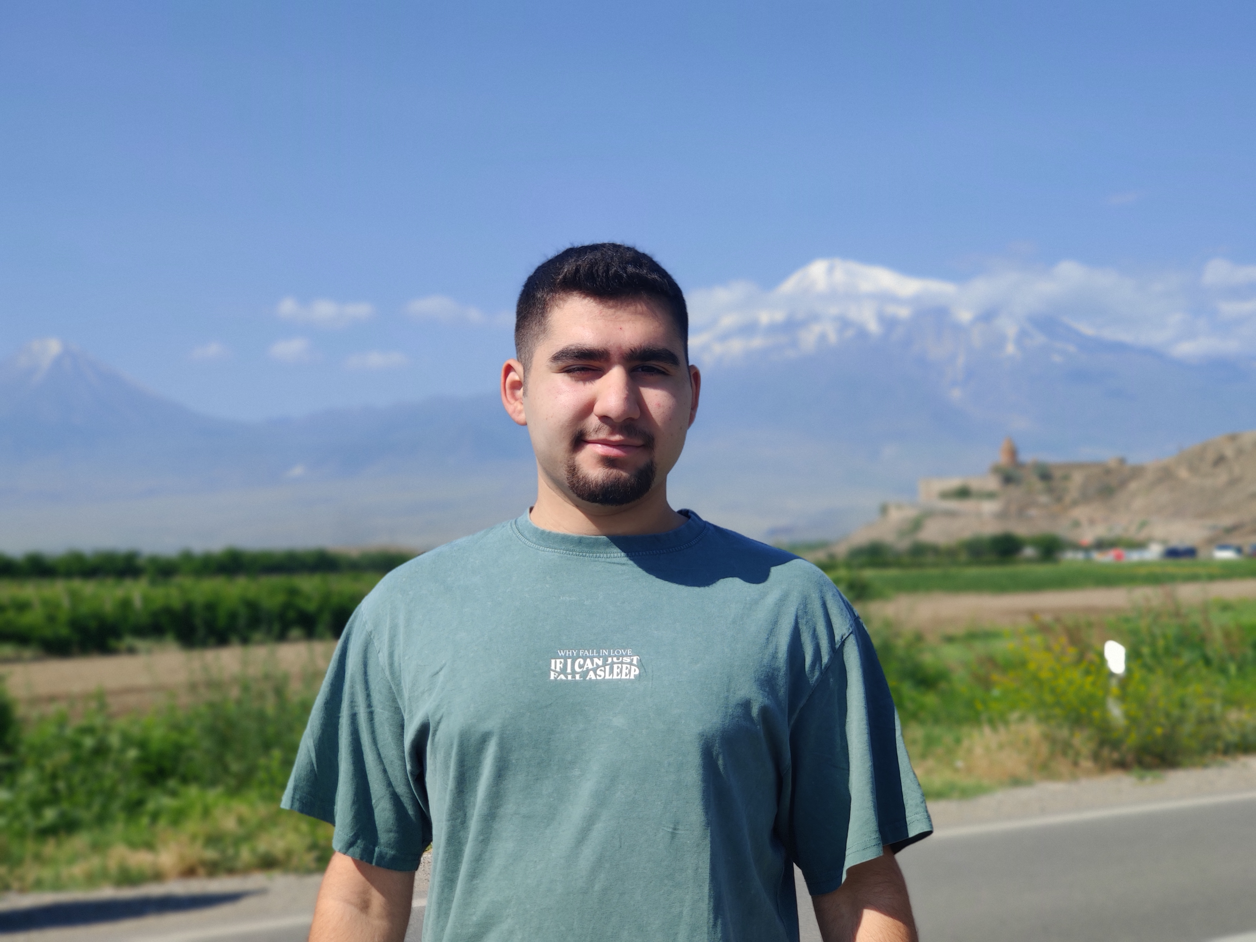 Me in front of Mount Ararad